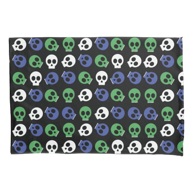 Multi Skulls Pillowcase (Front)