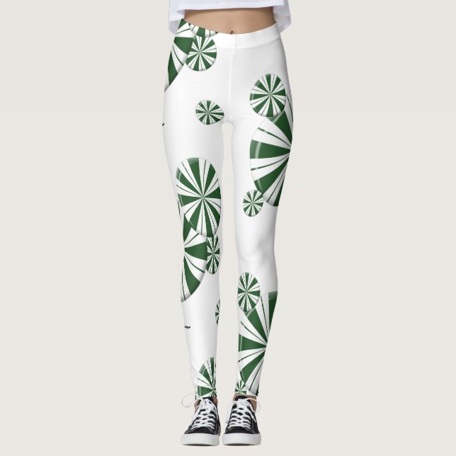 Multi Spearmint Leggings (Front)