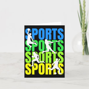 Multi-sport Enthusiast - Basketball Baseball Socce Card