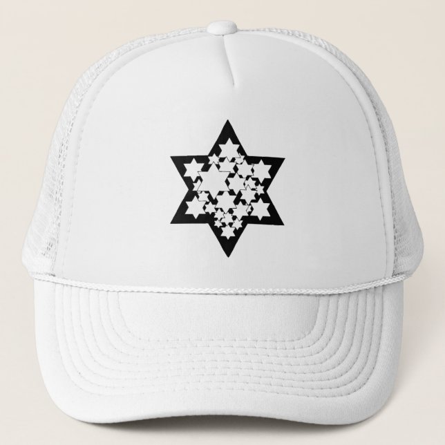 Multi Stars Star of David Trucker Hat (Front)