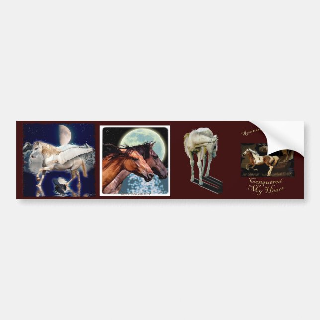 Multi-stickers 9 EQUINE Set Bumper Sticker (Front)