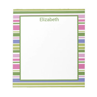 Multi-Stripe Narrow Notepad