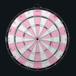 Multi-Target Bullseye Dart Board<br><div class="desc">A fun multi target bullseye themed dartboard. Fully customisable if desired to add business or family names, images, change background pink colour, and more. Enjoy!</div>