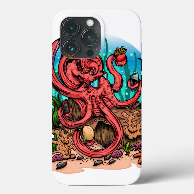 Multi Task Octopus Case-Mate iPhone Case (Back)