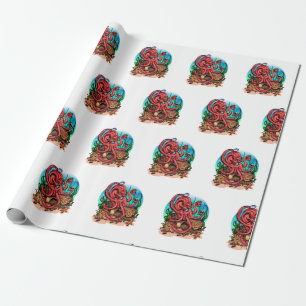 Multi Task Octopus Wrapping Paper