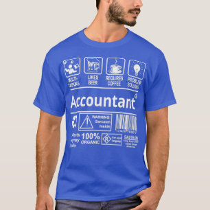 Multi Tasking Accountant Gift Accountant T-Shirt