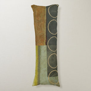 Multi-textured Abstract Painting by Vision Studio Body Cushion
