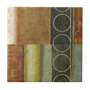 Multi-textured Abstract Painting by Vision Studio Ceramic Tile