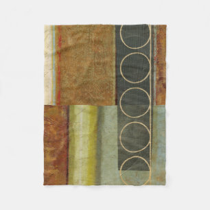 Multi-textured Abstract Painting by Vision Studio Fleece Blanket