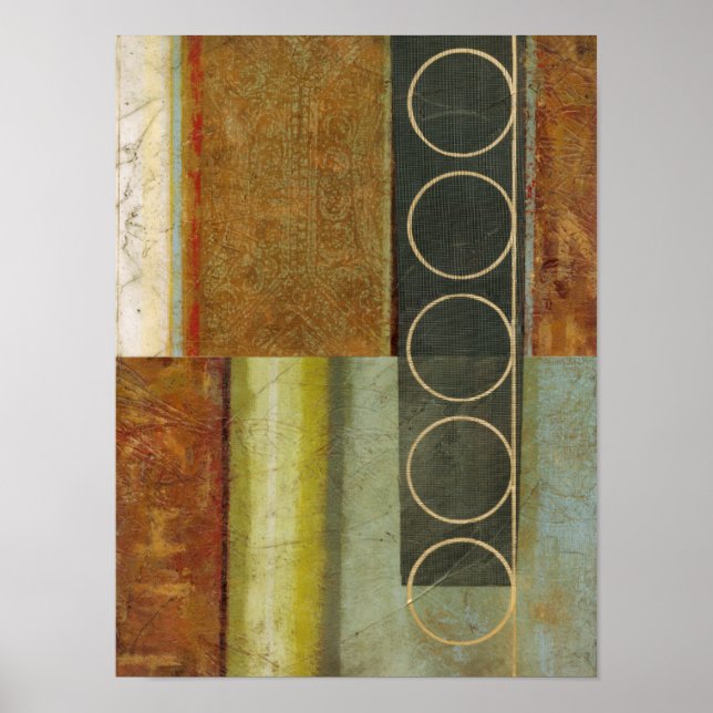 Multi-textured Abstract Painting by Vision Studio Poster (Front)
