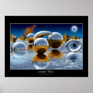"MULTI-VERSE" Art Poster by Skye Ryan-Evans