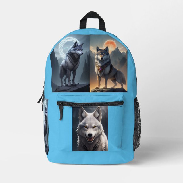 Multi Wolf Backpack (Front)