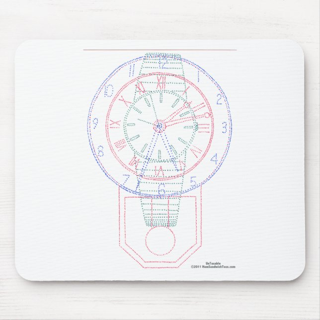 Multiclock Mouse Pad (Front)