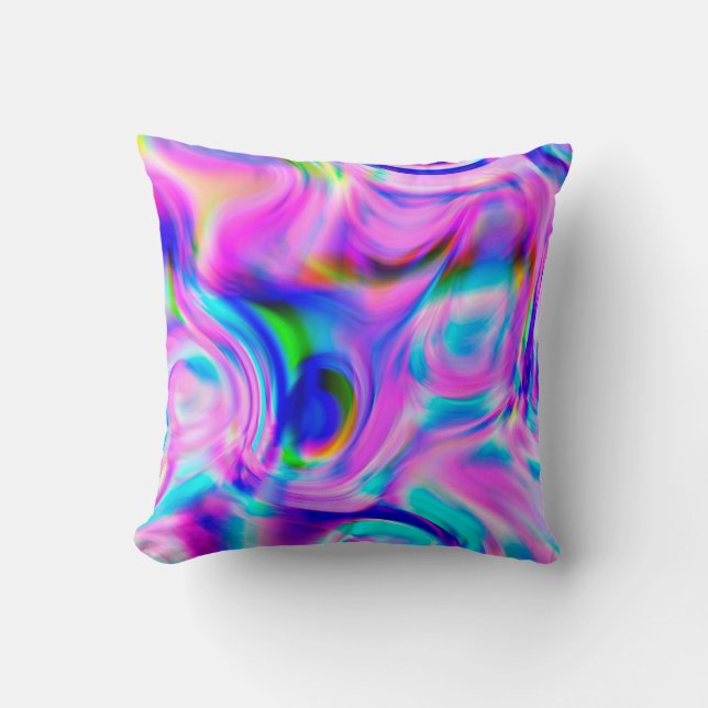 Multicolor abstract background. Colourful pattern. Cushion (Front)