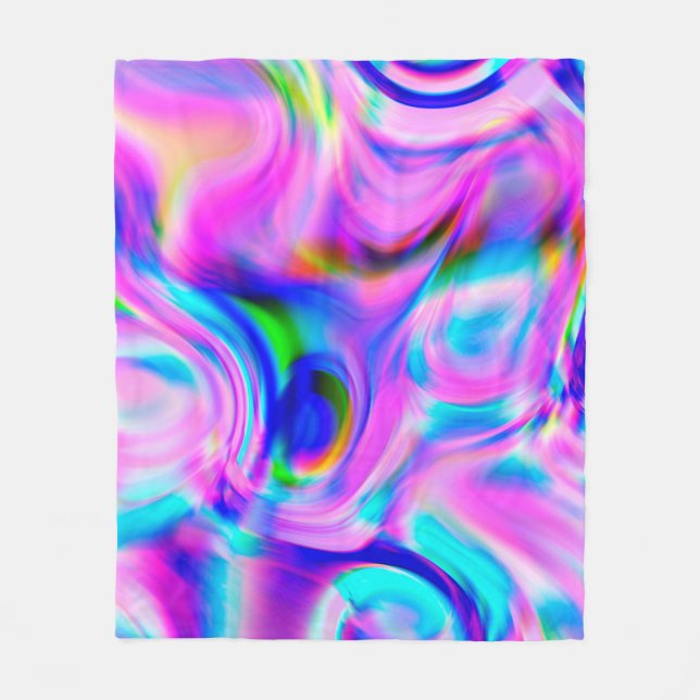 Multicolor abstract background. Colourful pattern. Fleece Blanket (Front)