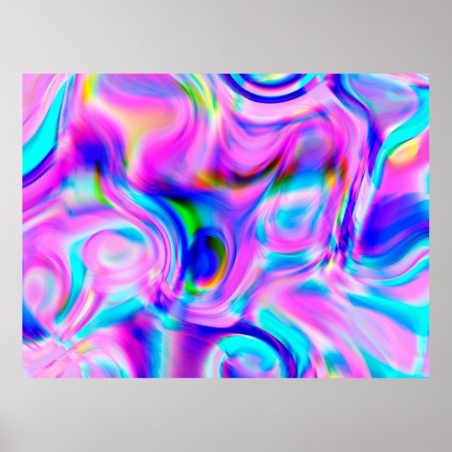Multicolor abstract background. Colourful pattern. Poster (Front)