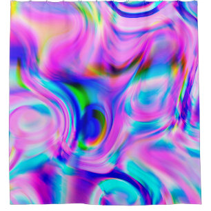 Multicolor abstract background. Colourful pattern. Shower Curtain