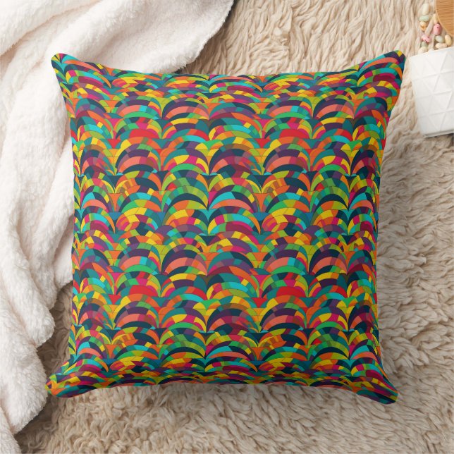 Multicolor abstract design pattern  cushion (Blanket)