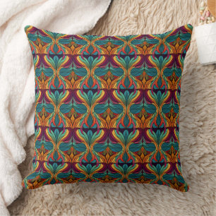 Multicolor abstract design pattern  cushion