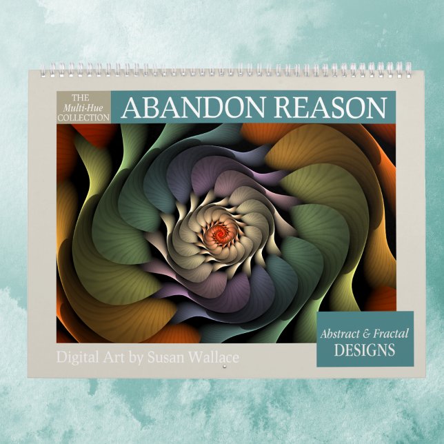 Multicolor Abstract Fractals 2026 Calendar (Creator Uploaded)