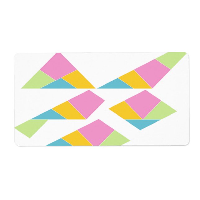 Multicolor abstract on white (Front)