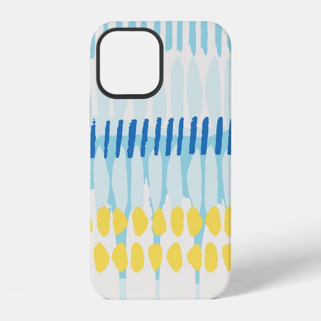 Multicolor Abstract Painted Seamless Background iPhone Case (Back)