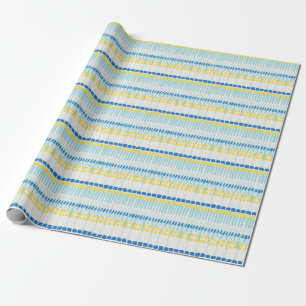 Multicolor Abstract Painted Seamless Background Wrapping Paper