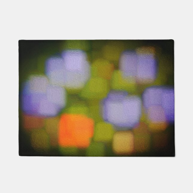 Multicolor Abstract Painting Doormat (Front)