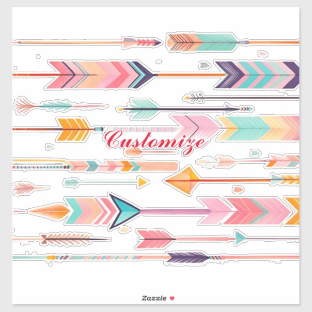 Multicolor Arrow Pattern Thunder_Cove (Sheet)