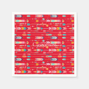 Multicolor Arrow Pattern Thunder_Cove Napkin