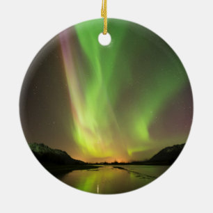 Multicolor Aurora Ceramic Tree Decoration