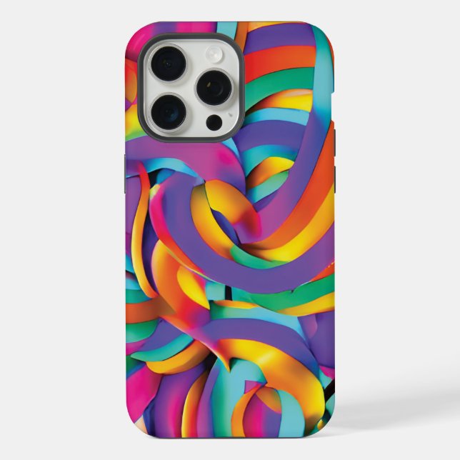Multicolor Backgroud iPhone Case (Back)