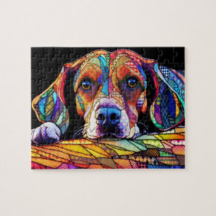 Multicolor Beagle Dog 178 Jigsaw Puzzle