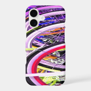 Multicolor Bicyles Artistic and Fun Phone Case
