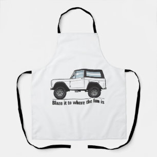 Multicolor Black Top  Apron