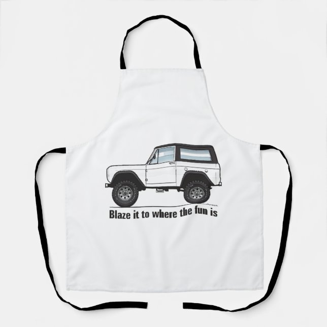 Multicolor Black Top  Apron (Front)