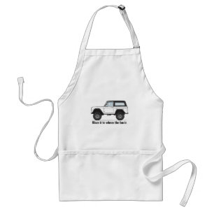 Multicolor Black Top Standard Apron