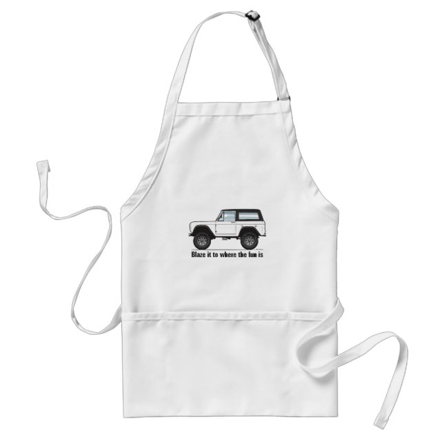 Multicolor Black Top  Standard Apron (Front)