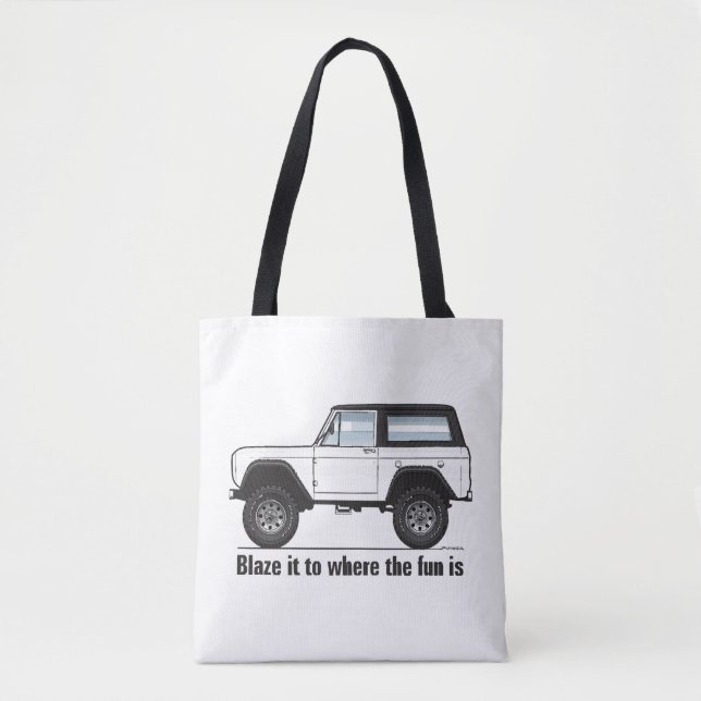 Multicolor Black Top  Tote Bag (Front)