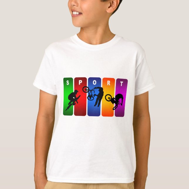 Multicolor BMX Emblem T-Shirt (Front)