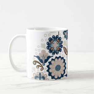 Multicolor Bouquets: Hand Drawn Coffee Mug
