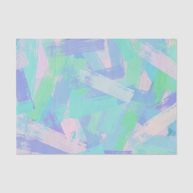 multicolor brush strokes texture tissue paper (Front)