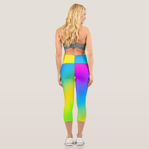Multicolor capri leggings