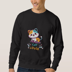 Multicolor Cat Lover Sweatshirt