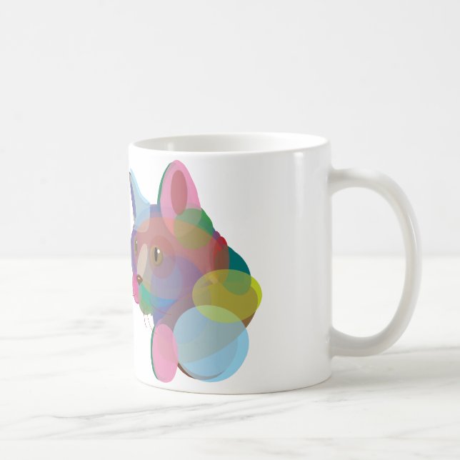 Multicolor Cat Mug (Right)