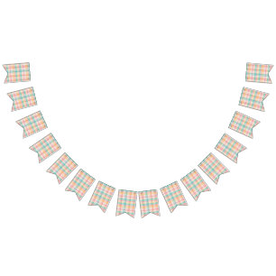 Multicolor Chequered Plaid Bunting