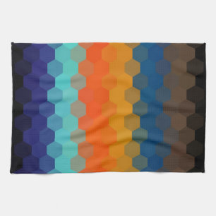 Multicolor Chevron Seamless Pattern 4 Tea Towel