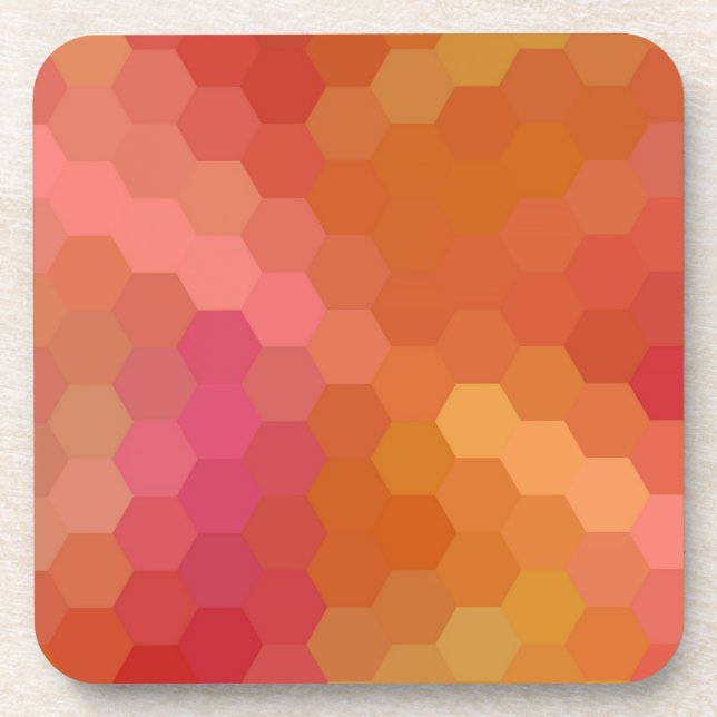 Multicolor Chevron Seamless Pattern 5 Coaster (Front)