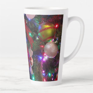 Multicolor Christmas Tree Colourful Holiday Latte Mug