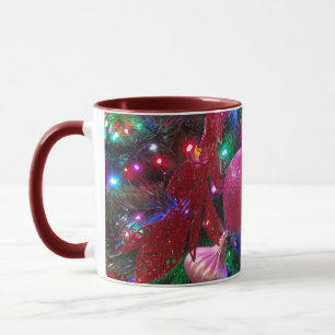 Multicolor Christmas Tree Colourful Holiday Mug